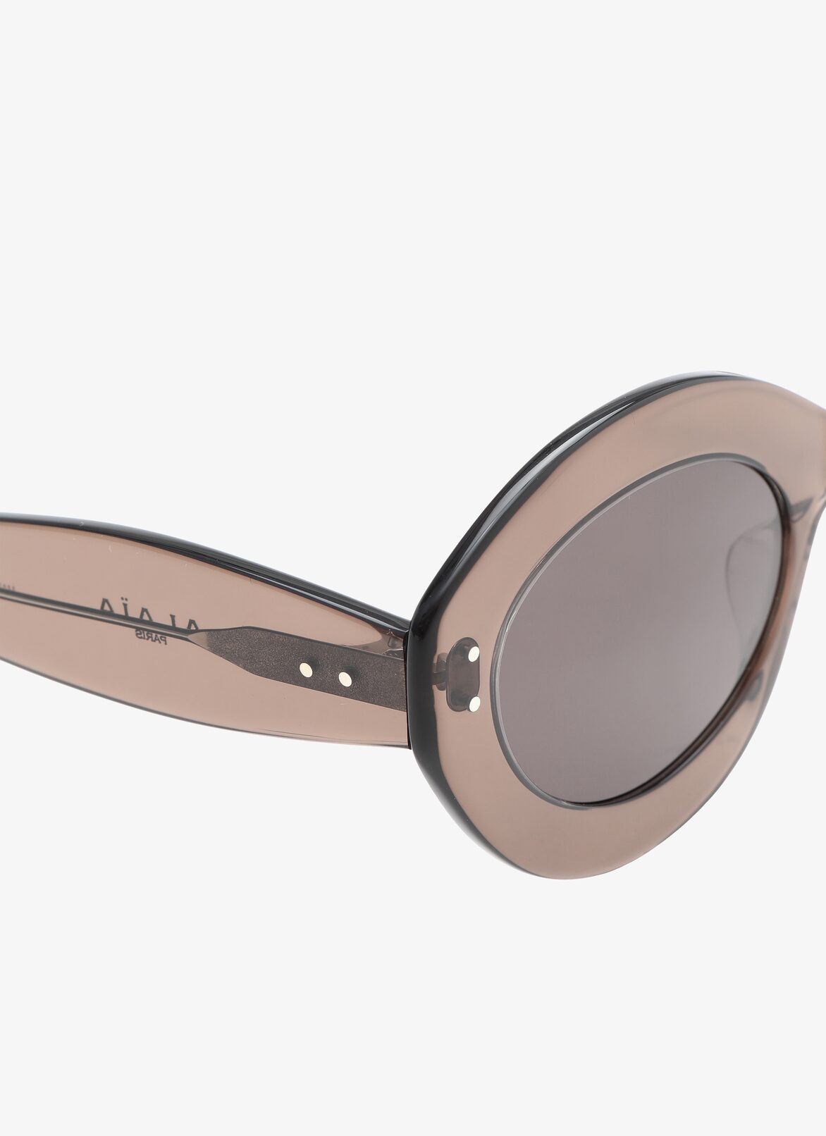 GLASSES BROWN/SILVER ALAÏA BROWN-BROWN-GRAY  GLASSES BROWN/SILVER